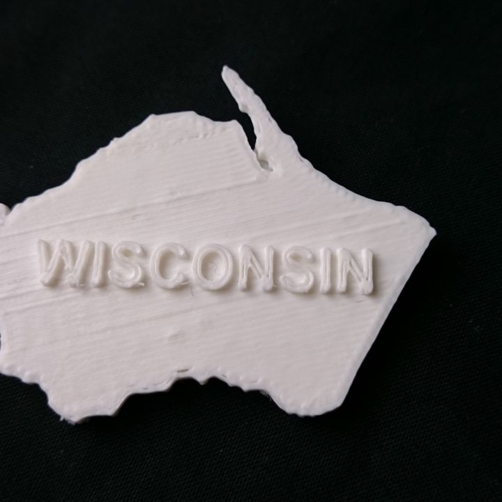 Map of Wisconsin image
