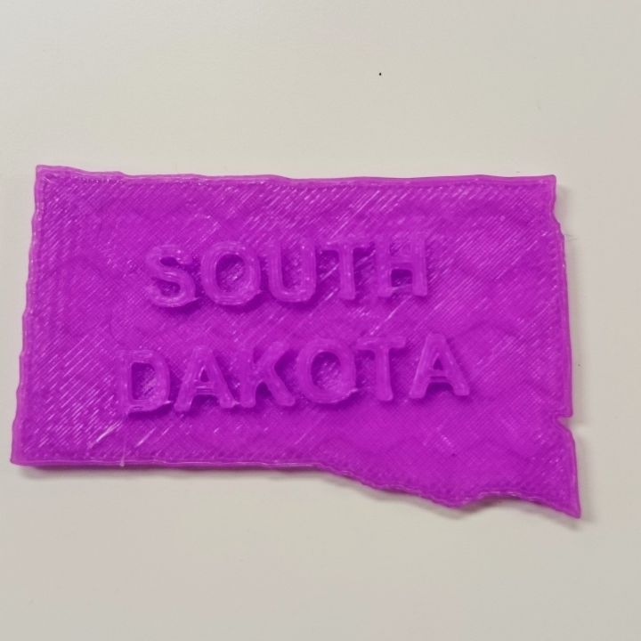 Map of South Dakota image