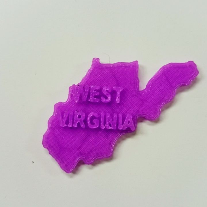 Map of West Virginia image