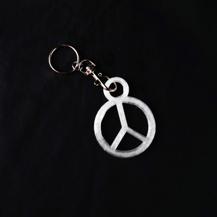 Peace keychain image