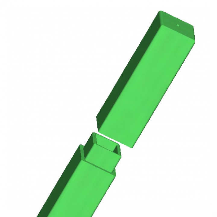 3D Printable Toothbrush Holder by Dwayne Myers