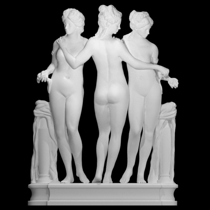 The Three Graces at The Louvre, Paris image