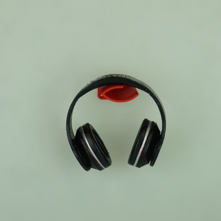 3 x Headphones holder with jack holders image