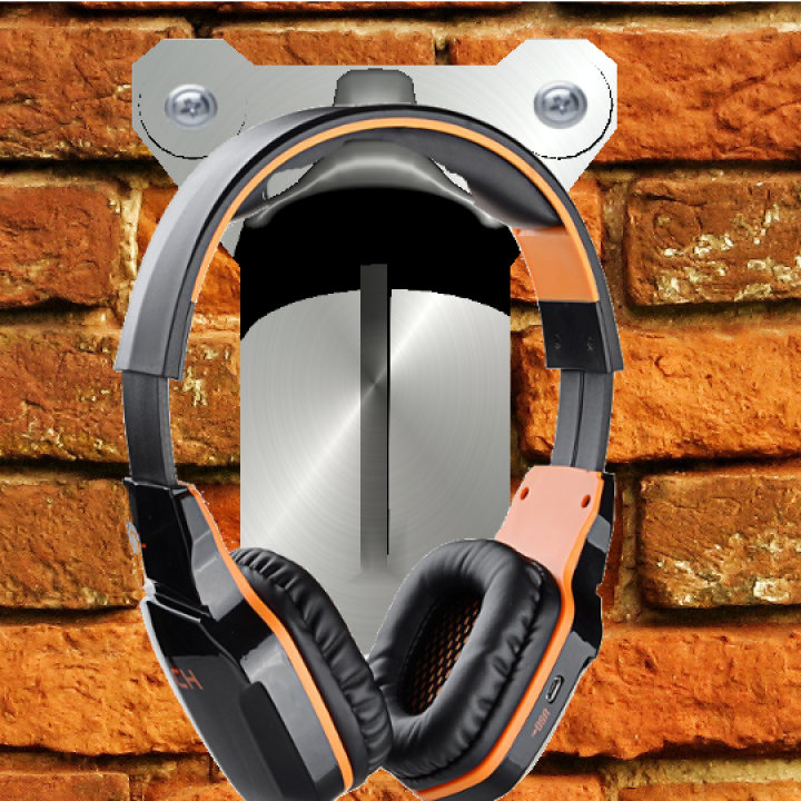 weird stuff to hang headphones on the wall image