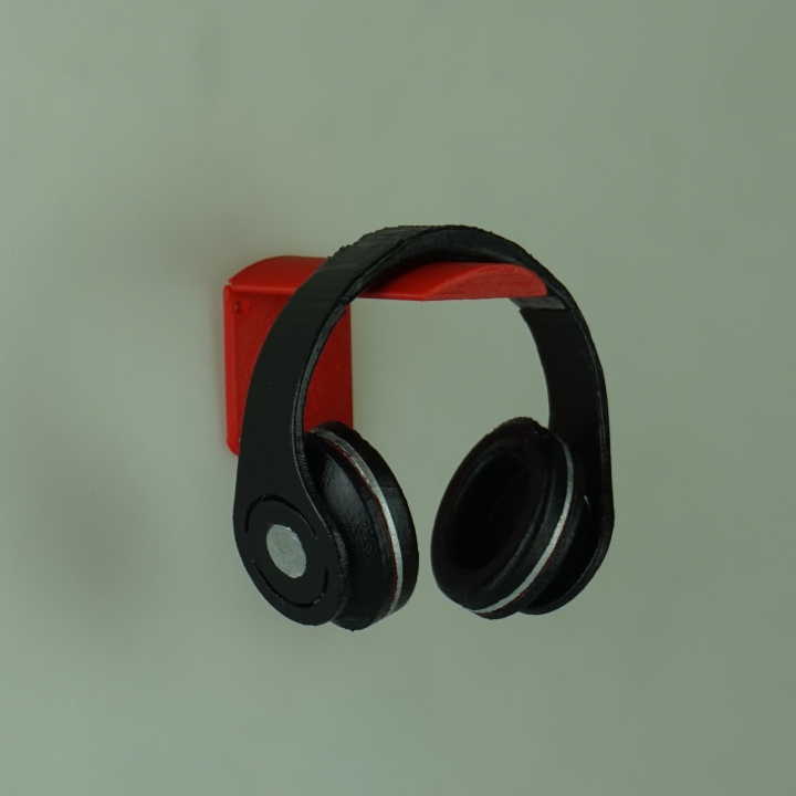 Headphone Stand - wall mounted - designed by ToP image
