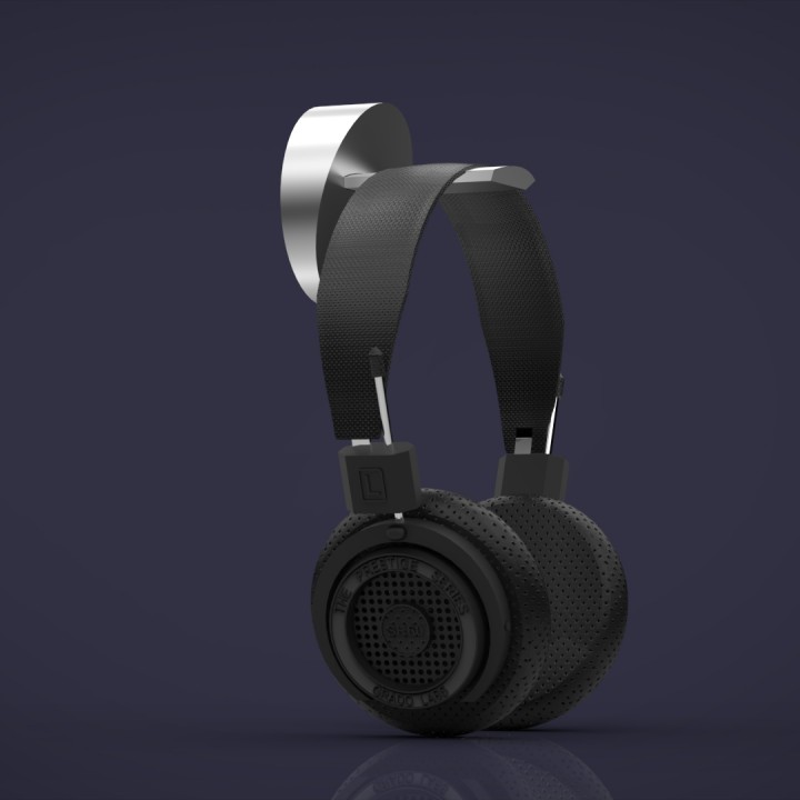 Aluminum Headphone wall mount | Linus Tech Tips | Silver Stone Design Competition Entry |  | Edward Haddrell image