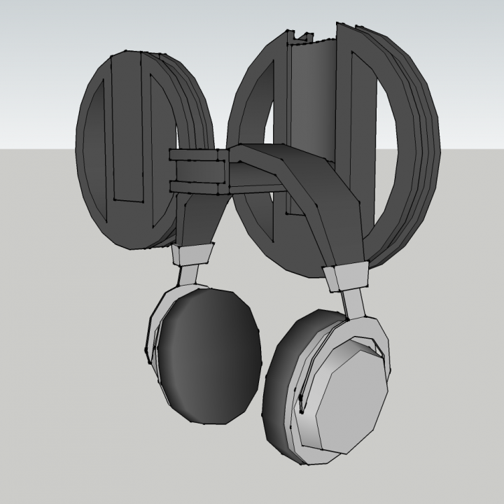 Headphone Collapsible Disk Stand image