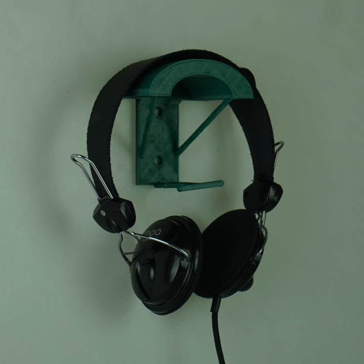 Modular Headphone Holder And Wall Mounted Headphone Holder image