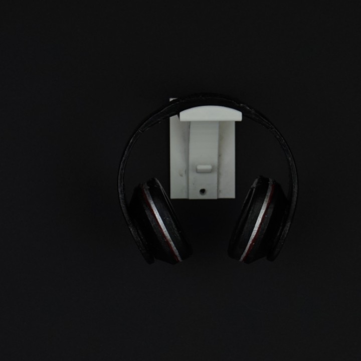 Curved Wall Mounted Headphone Stand image