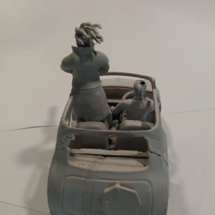 The minigun - Post apocalyptic Mini Cooper image