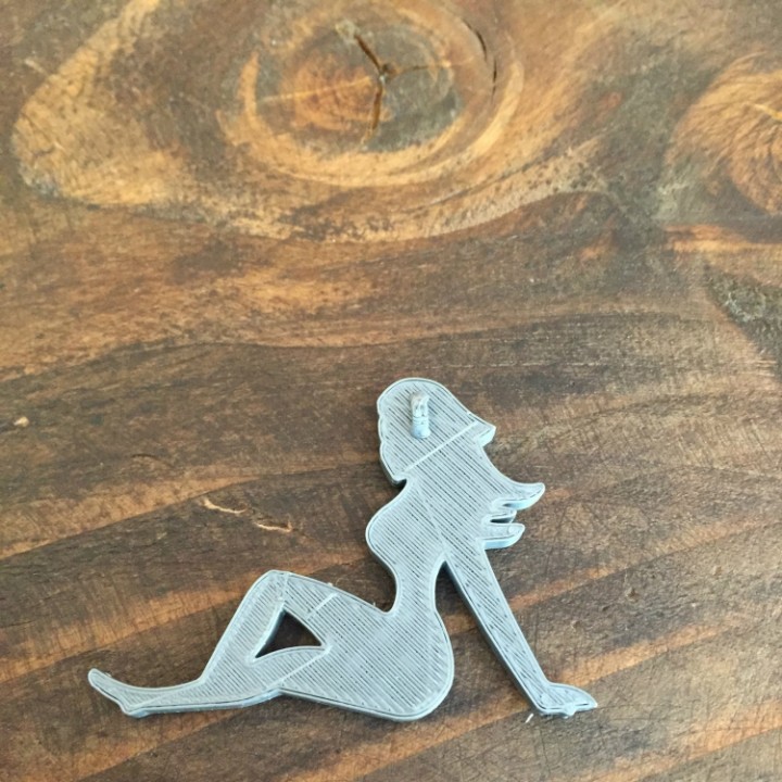 Mudflap Woman Pendant image