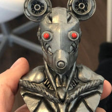 Picture of print of cyberpunk Mickey Mouse