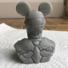Picture of print of cyberpunk Mickey Mouse