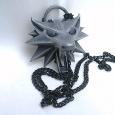 Picture of print of The Witcher 3 - Wolf Head Talisman