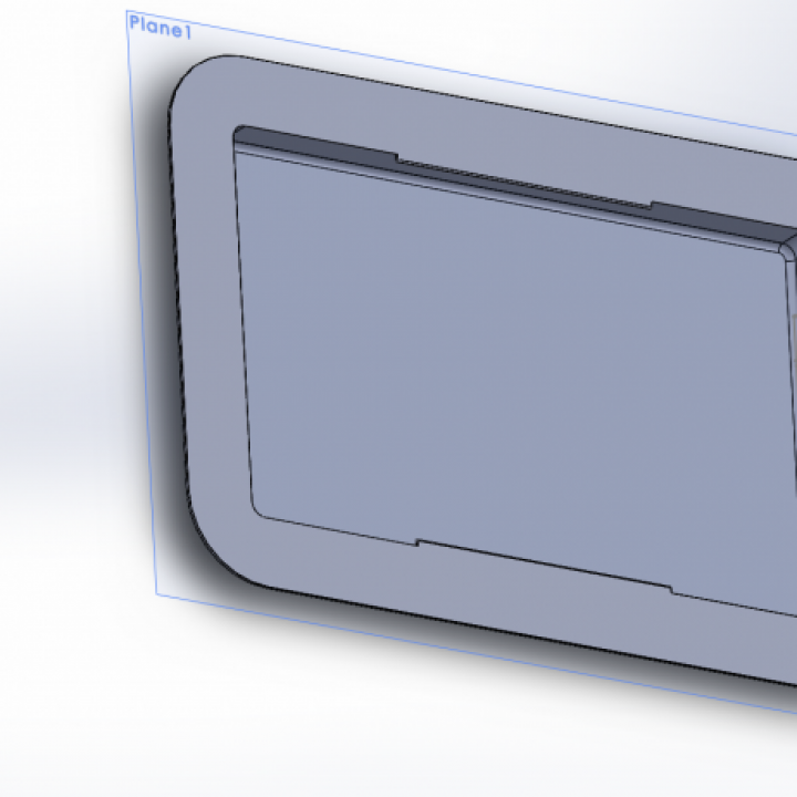 7" android tablet IN-WALL mount image