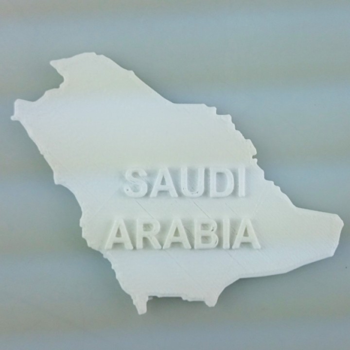 Map of Saudi Arabia image
