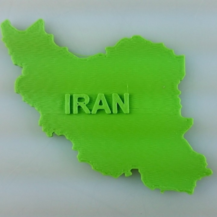 Map of Iran image