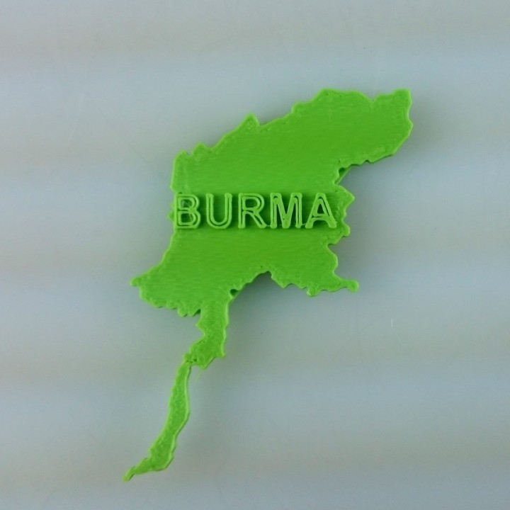Map of Burma image