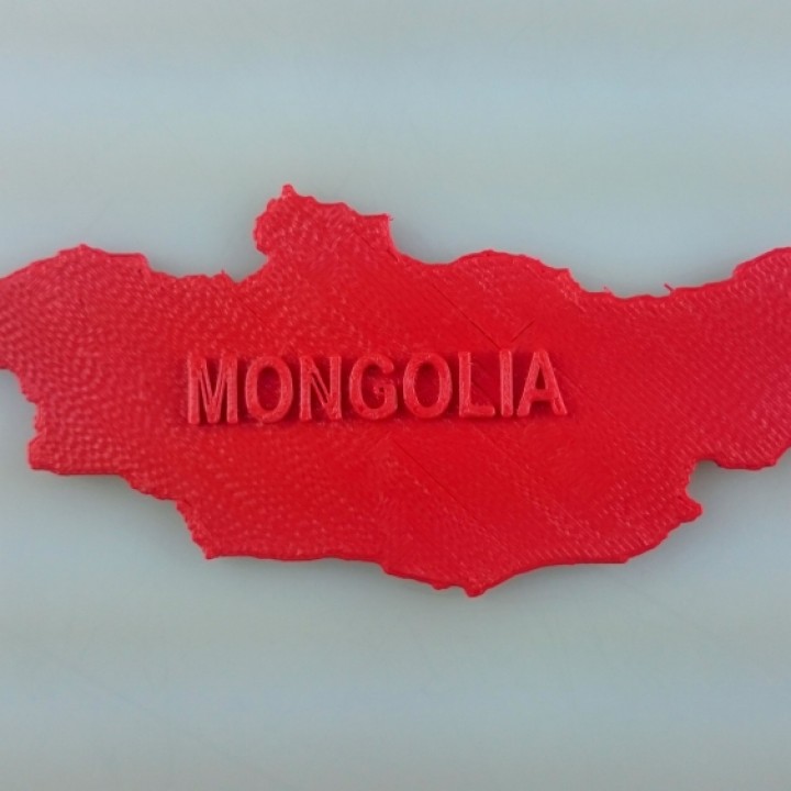 Map of Mongolia image