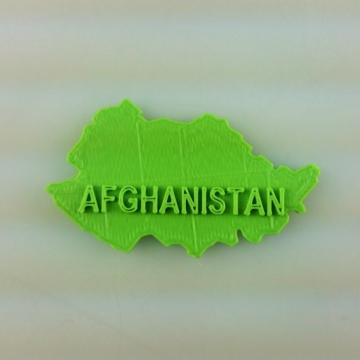 Map of Afghanistan image