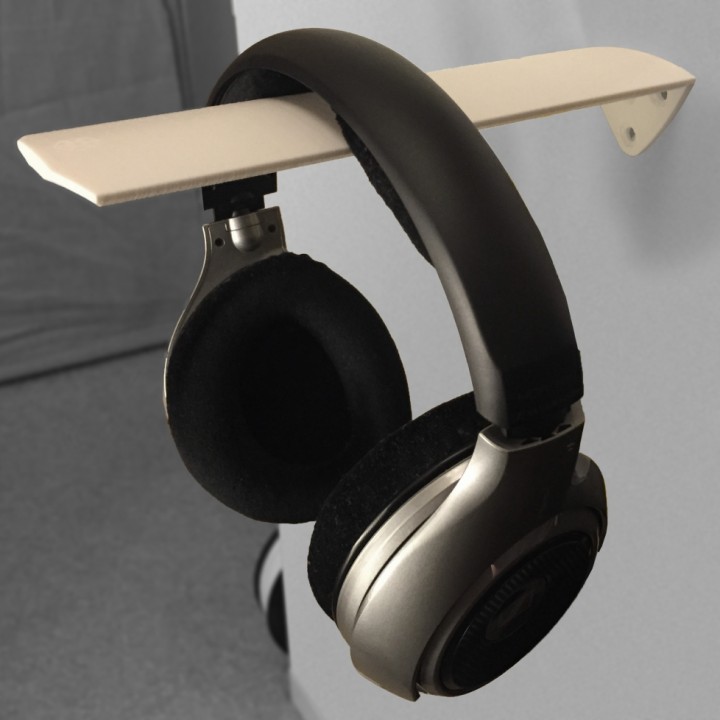 Headphone Blade - A Sleek Wall Mounted Heaphone Holder. image