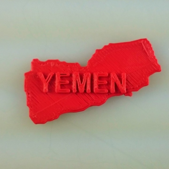 Map of Yemen image