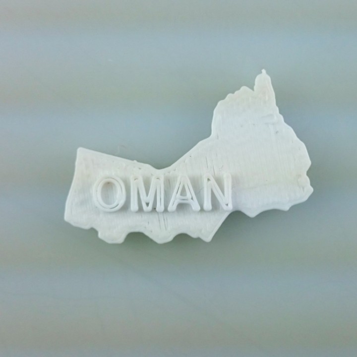 Map of Oman image