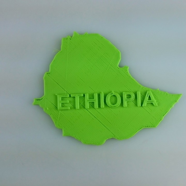 Map of Ethiopia image