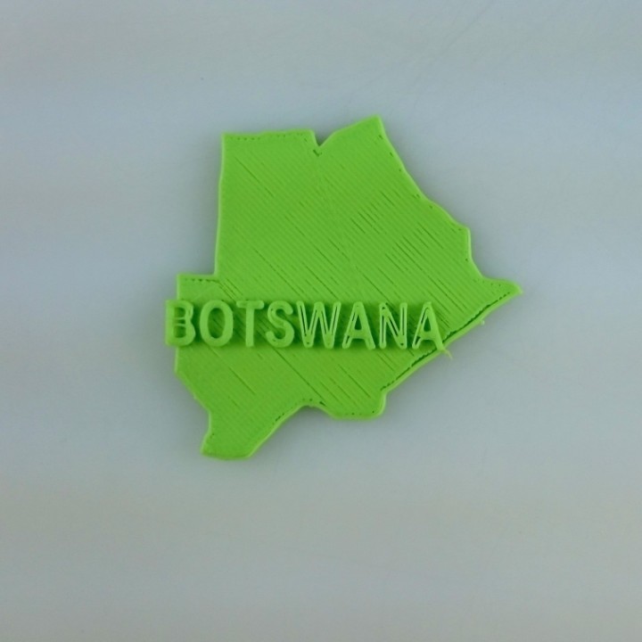 Map of Botswana image