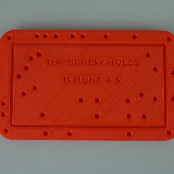 The screw holes iphone 4 S image