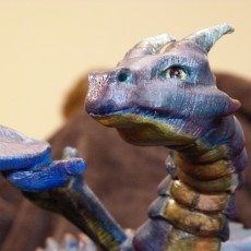 Picture of print of "Braq" jointed dragon