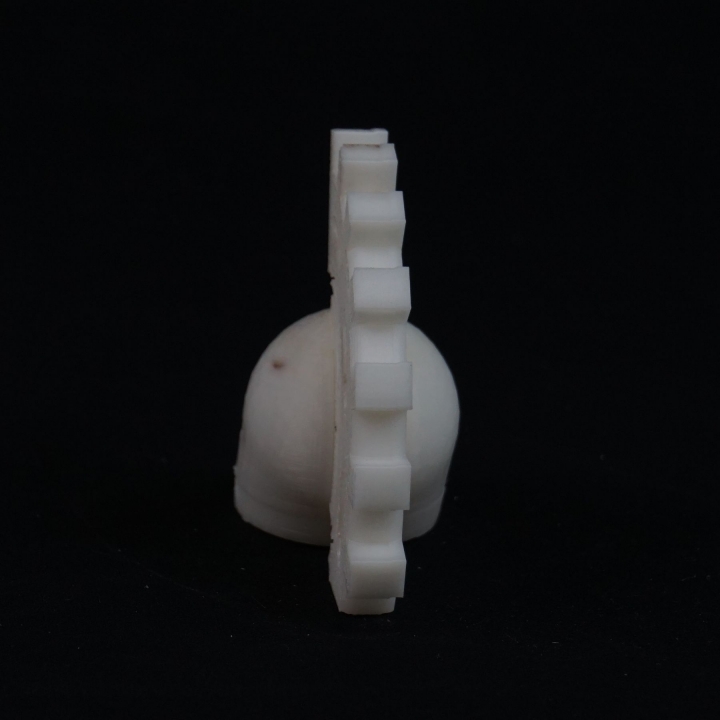 3D Printable Spartan Helmet Rubber Band Tidy by Kevin Tran