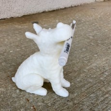 Picture of print of Snowy  Milou Wacom pen holder