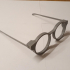 Glasses Frames with bendable arms - Round Frames print image