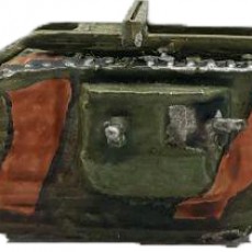 Picture of print of 1:200 WWI Tanks