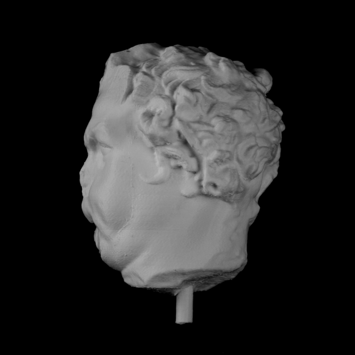 Marble Head of a Satyr at the Metropolitan Museum of Art, New York image