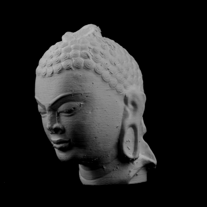 Head of a Buddha at The Guimet Museum, Paris image
