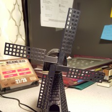 Picture of print of USB windmill