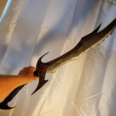 Picture of print of Daedric Sword - Skyrim