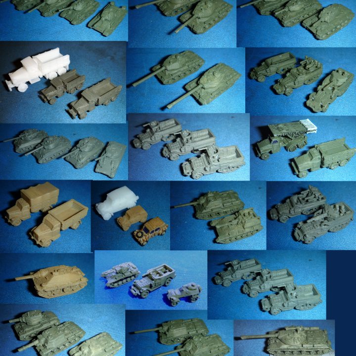 1:200 Tanks and Vehicles Pack 2 image