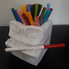 Picture of print of EckoSoldier Pen Holder!