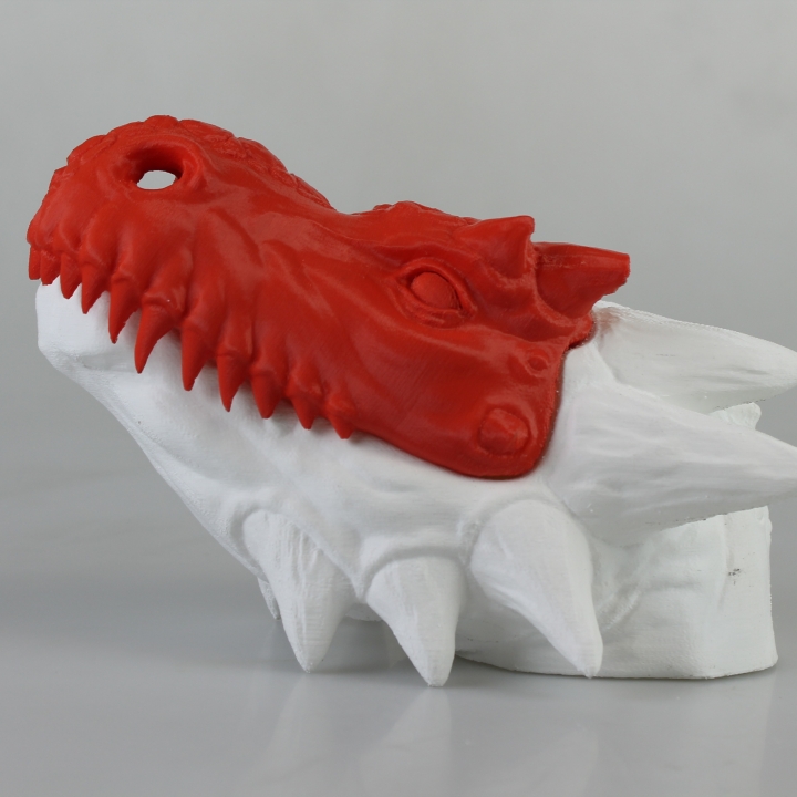 Incense stick burner - Dragon head image