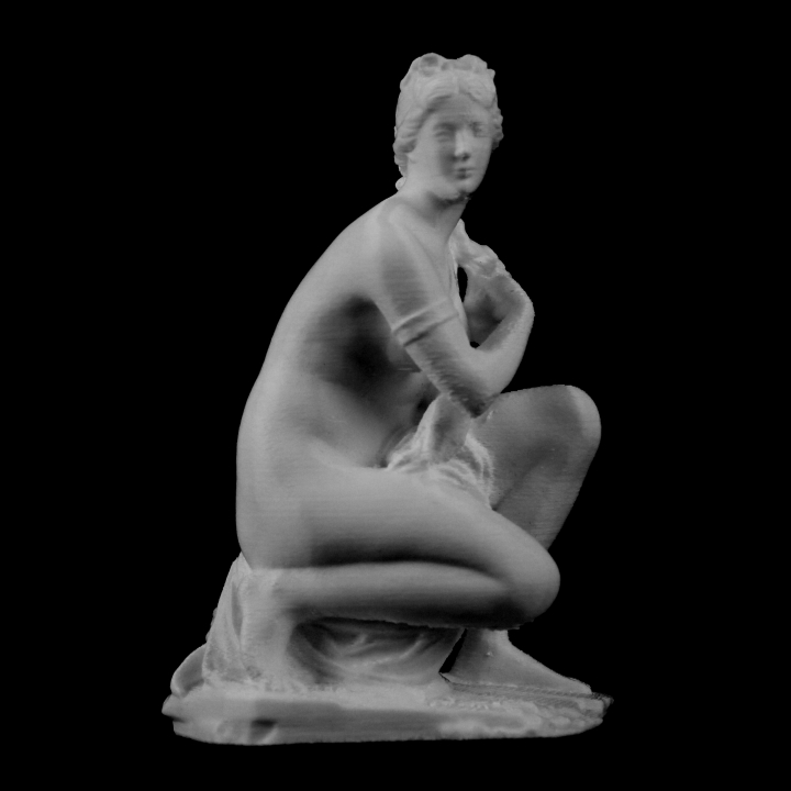 Crouching Aphrodite at The Louvre, Lens image
