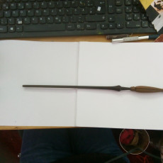 Picture of print of Luna Lovegood Wand Harry potter