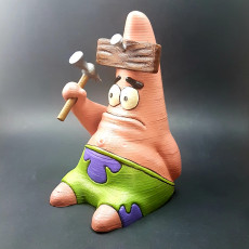 Picture of print of "Hammered" Patrick!