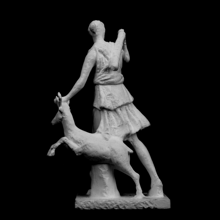 3D Printable Diana and Doe at The Jardin des Tuileries, Paris by Scan ...