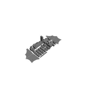 3D Printable Ender Dragon Minecraft by Mugus