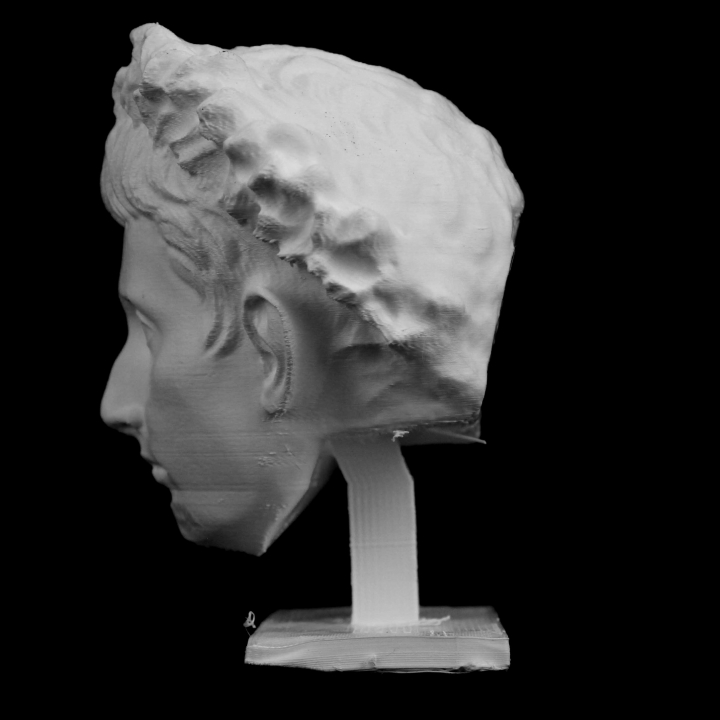 Head of Emperor Augustus at The Réunion des Musées Nationaux, Paris image
