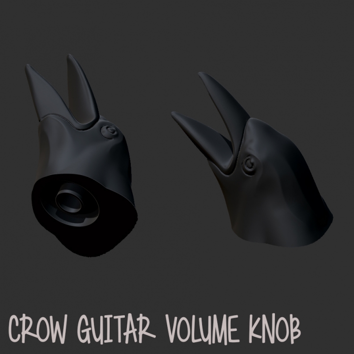 Crow Guitar Volume Knob image