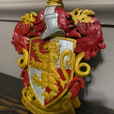 Picture of print of Gryffindor Coat of Arms Wall/Desk Display - Harry Potter